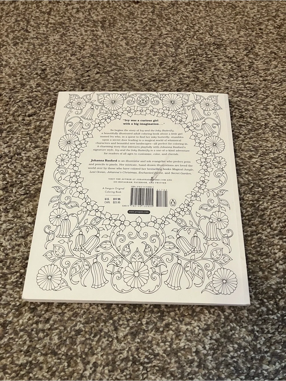 Ivy and the Inky Butterfly Coloring and story book. - Picture 2 of 2